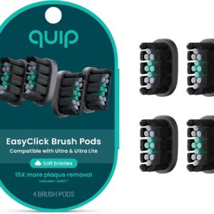 quip Ultra and Ultra Lite EasyClick Brush Pod Refill Heads